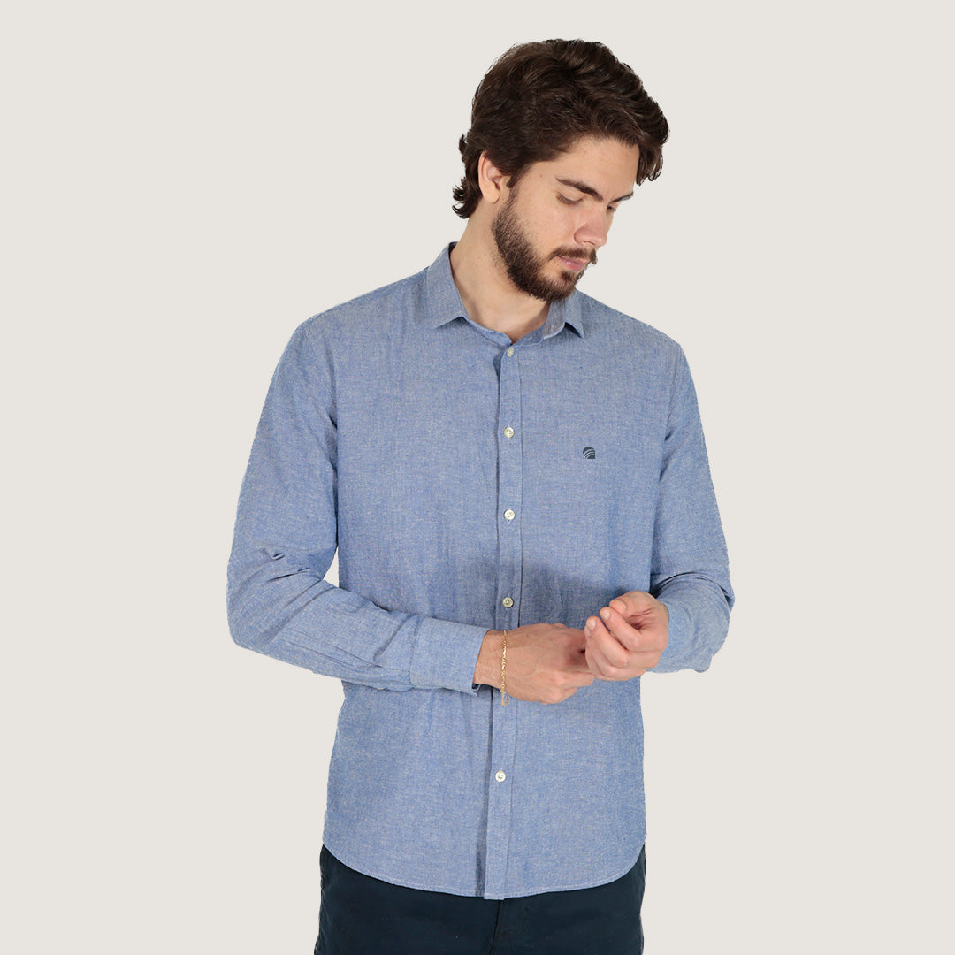 CAMISA MANGA LONGA LINHO SLIM FIT