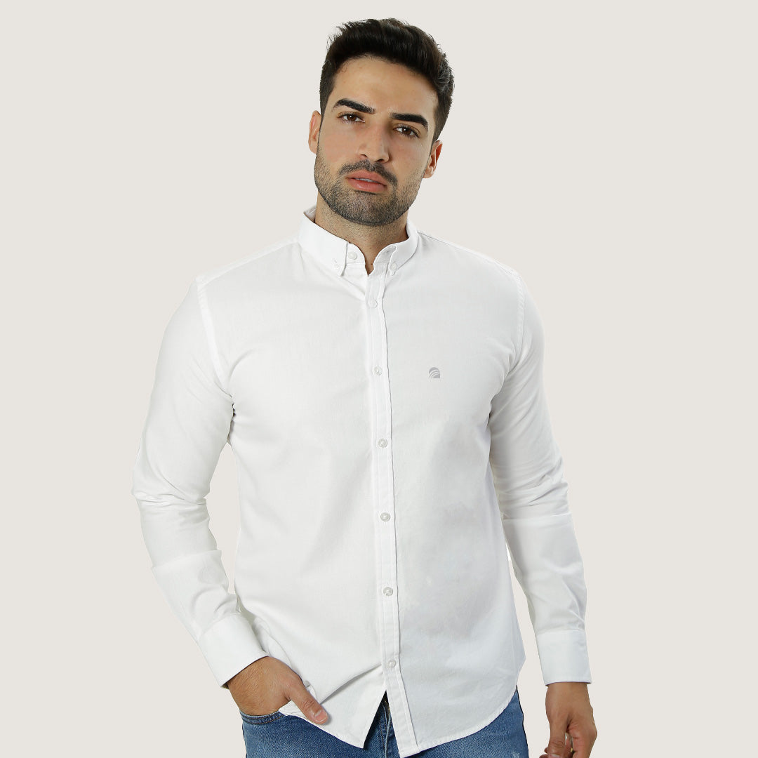 CAMISA MANGA LONGA SLIM FIT OXFORD BUTTON DOWN