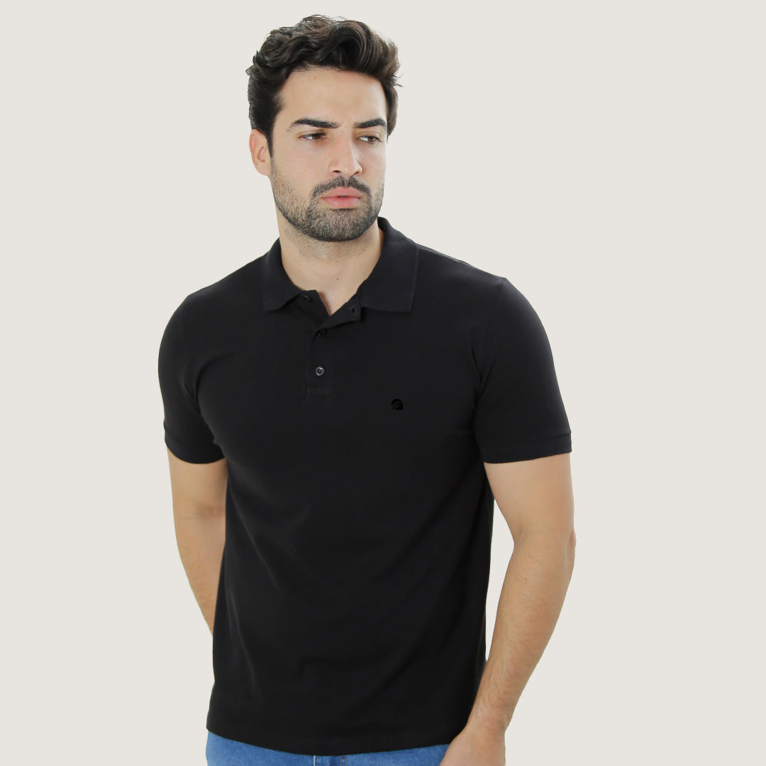 POLO PIQUET PIMA COM ELASTANO LISA