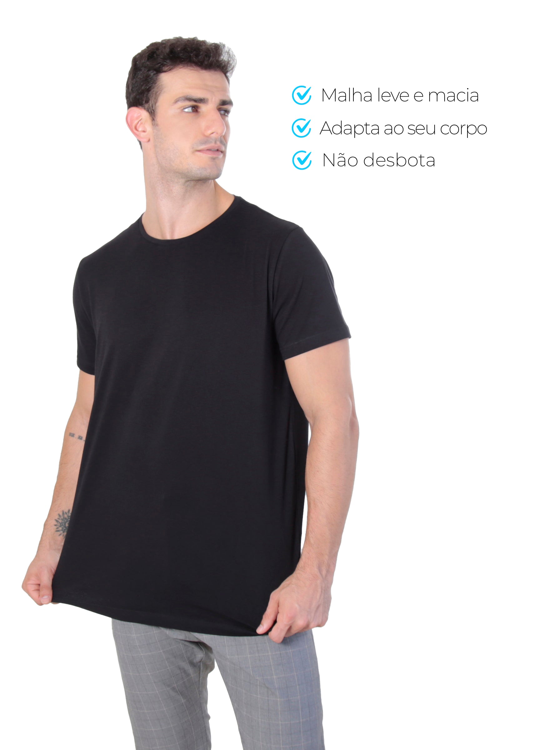 CAMISETA PREMIUM ALGODÃO EGÍPCIO