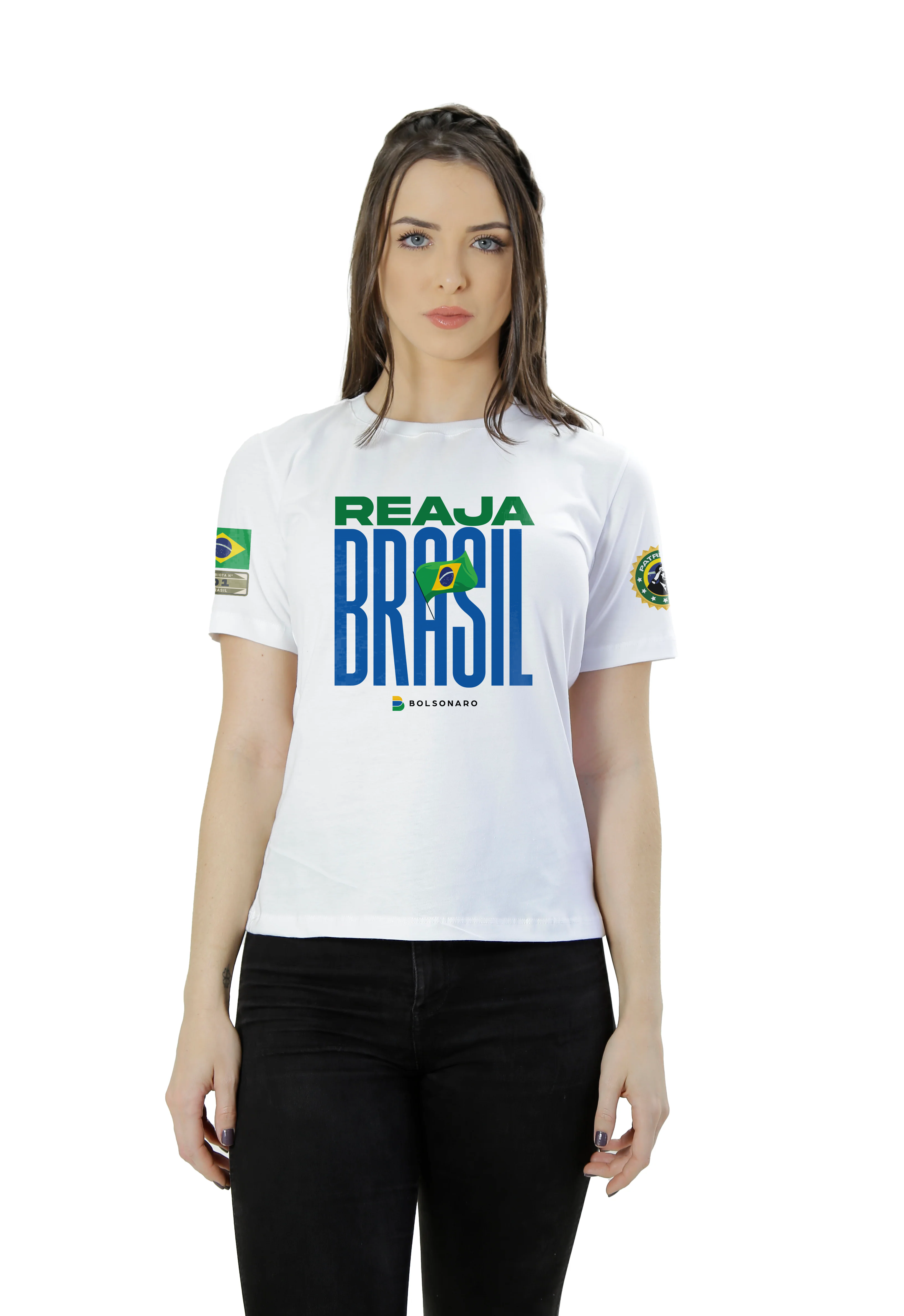 Camiseta Feminina T-Shirt Baby Long Gola Redonda